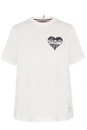 Embroidered t-shirt, zdjęcie 1 Embroidered t-shirt od Moncler Grenoble